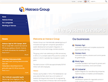 Tablet Screenshot of hotraco-group.com